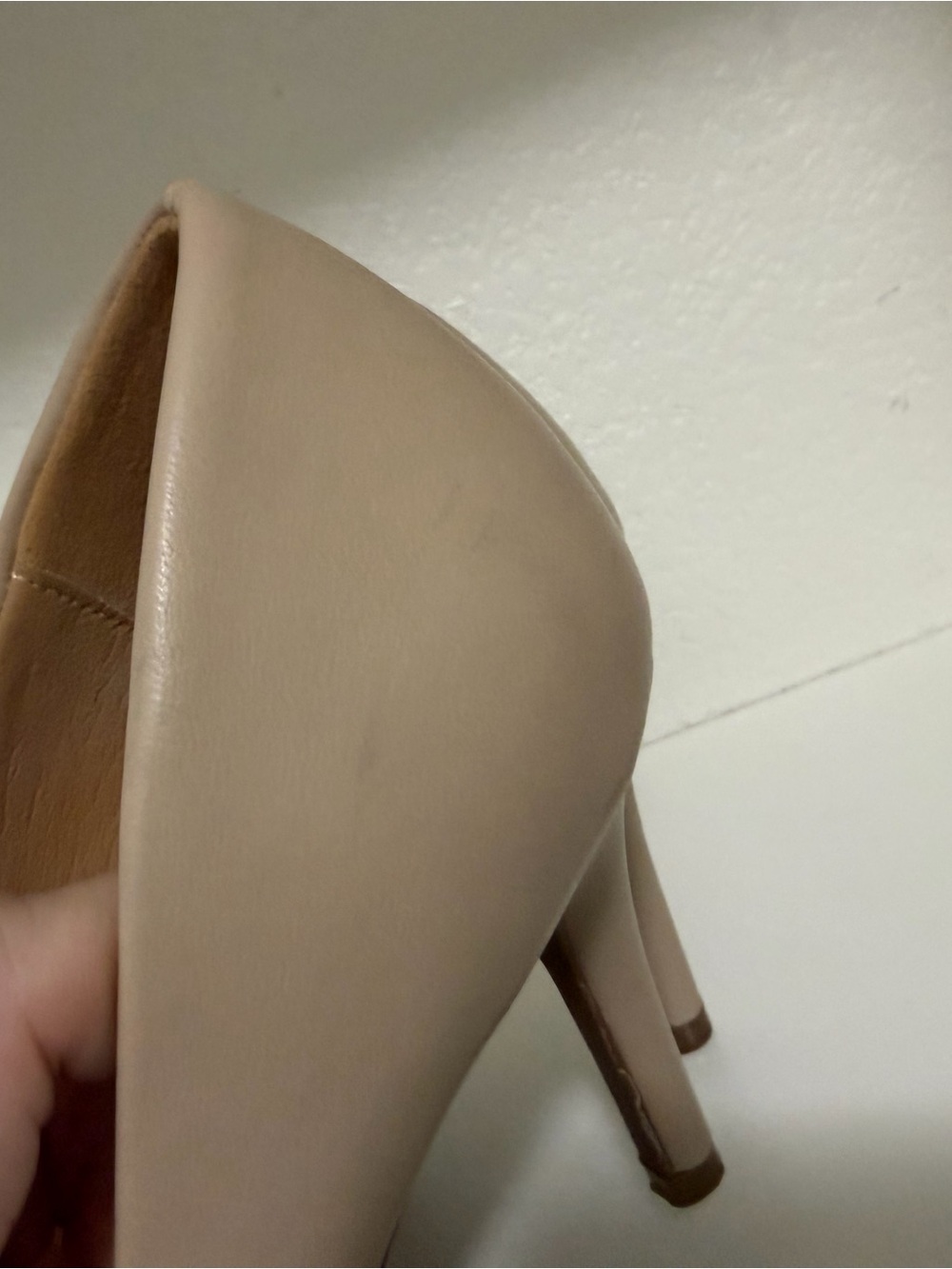 **Super Comfortable** Nude Pointed-Toe High Heel Pumps - Picture 8 of 9